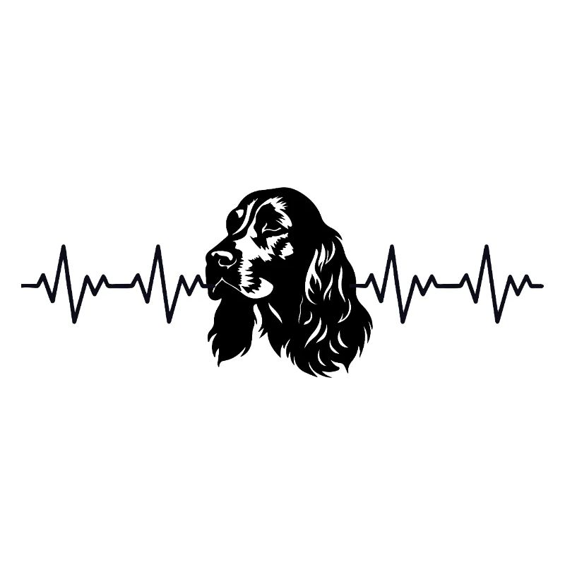Battement de cœur ECG du Cocker Spaniel
