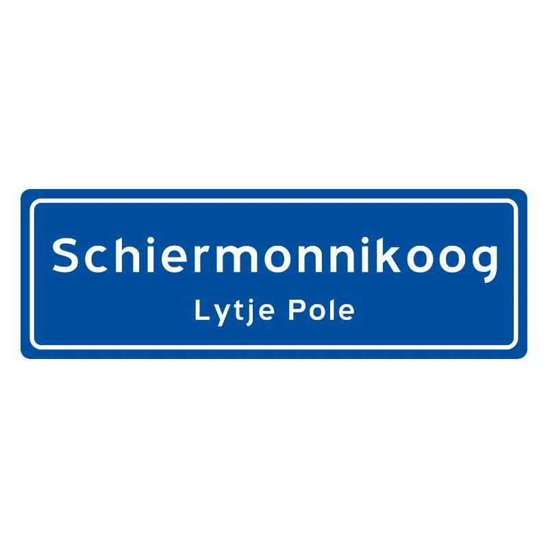 Panneau de nom de lieu Schiermonnikoog