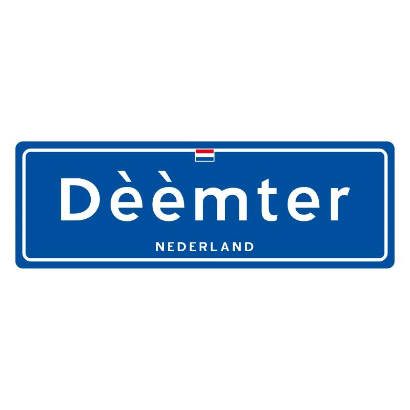 Panneau de nom de lieu Dèèèmter (Deventer)