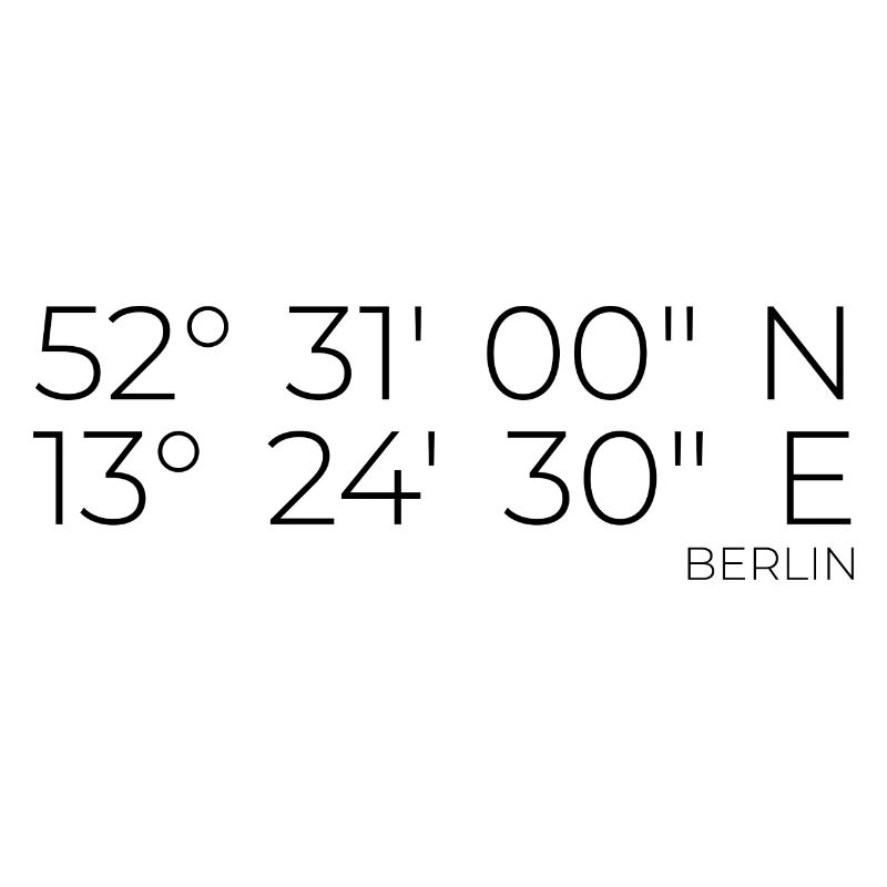 Coordinates Berlin