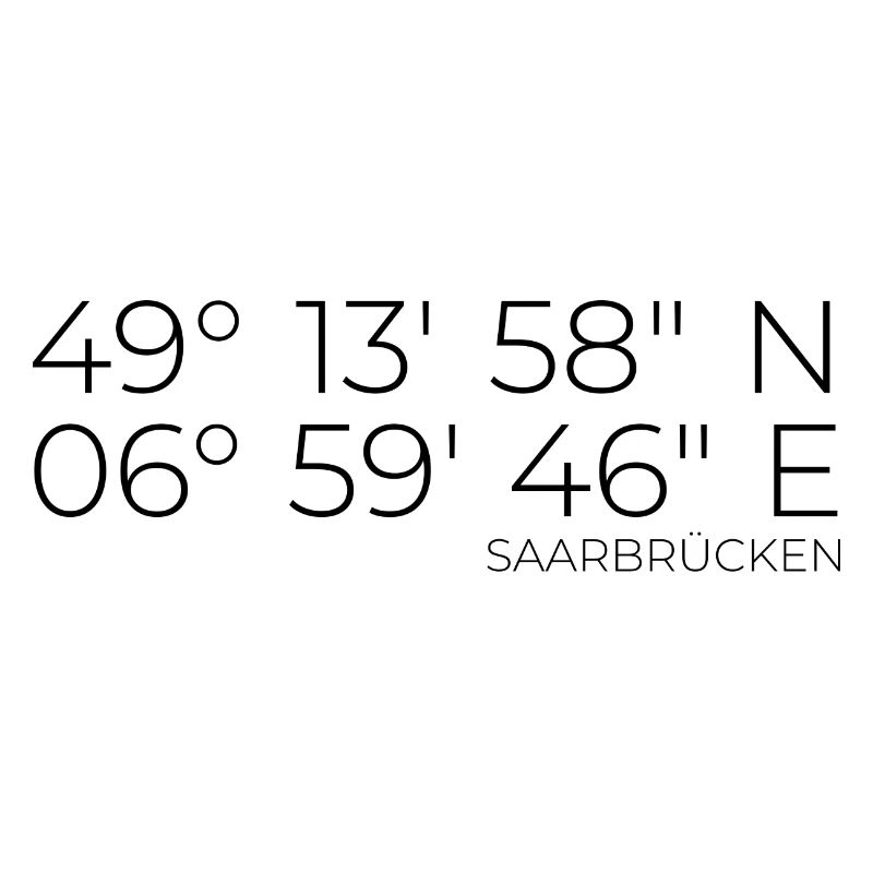 coordinates Saarbrücken