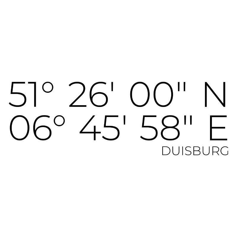 Coordinates Duisburg