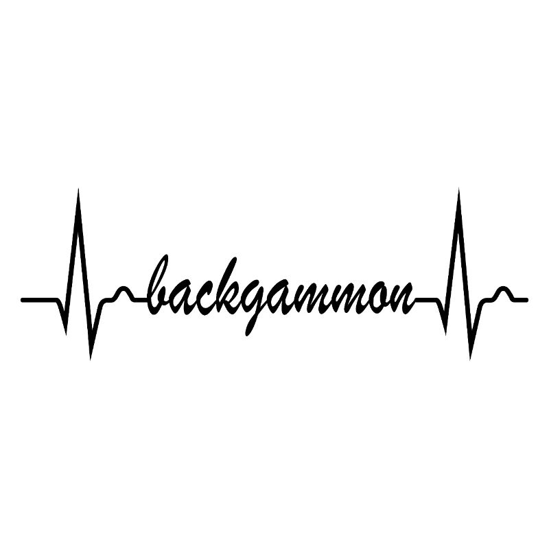 Backgammon | Board Game | Heart Curve ECG Pulse