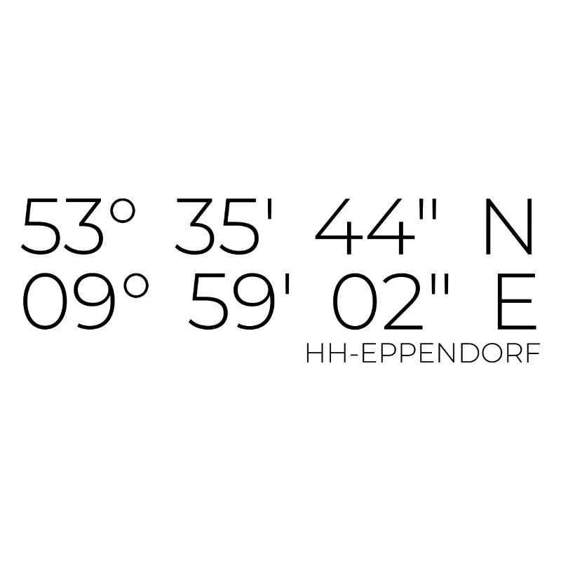 Coordinates Hamburg Eppendorf