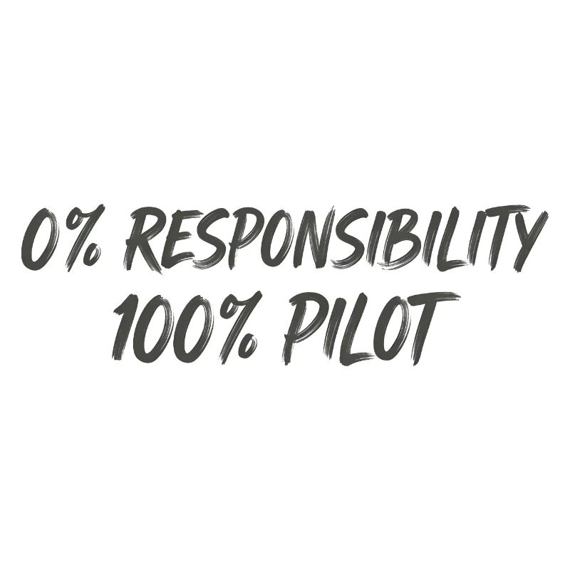 0% Responsibility 100% Pilot