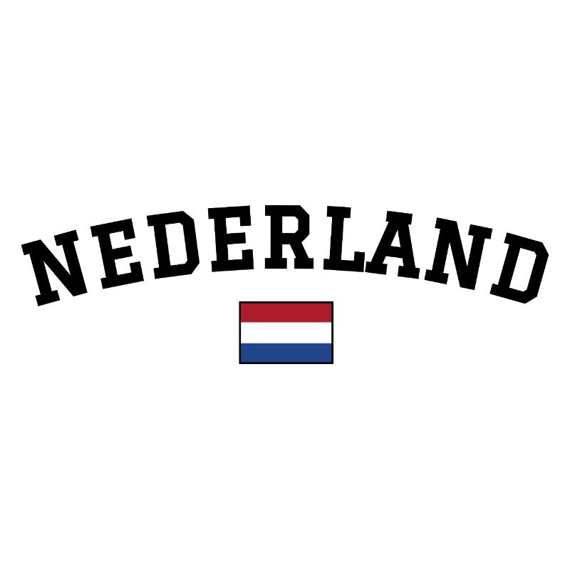 Drapeau des Pays-Bas Noir