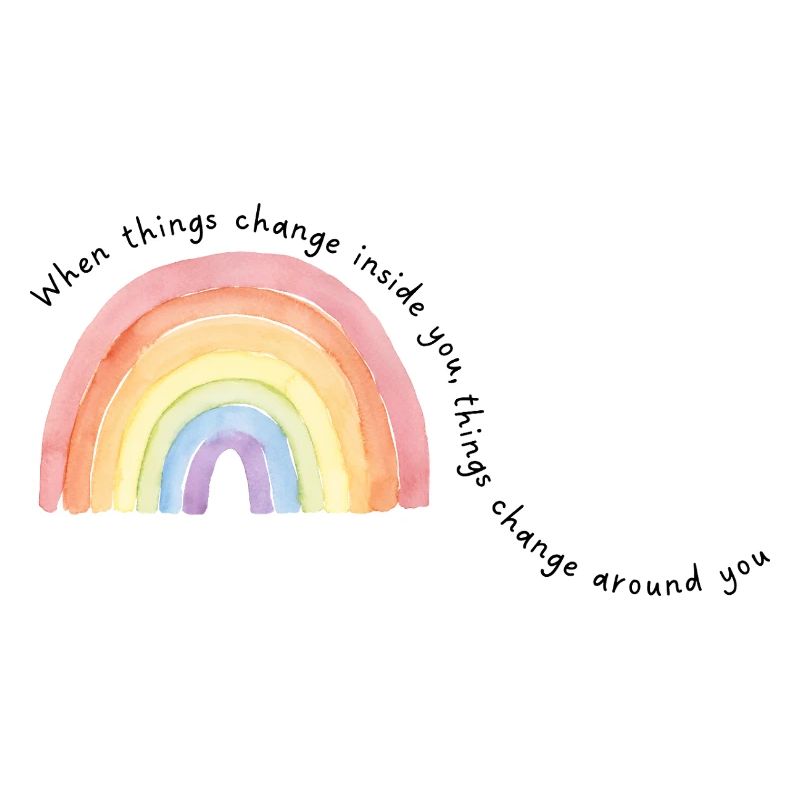 When things change inside you,....