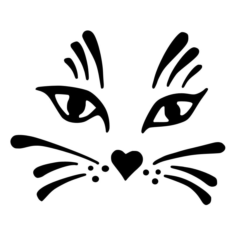 tête de chat simplifiée