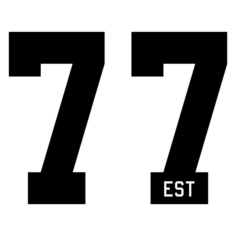77 EST – Bold Typo & Gründungsstil