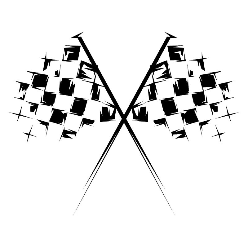 racing flag icon illustration checkered flag icon