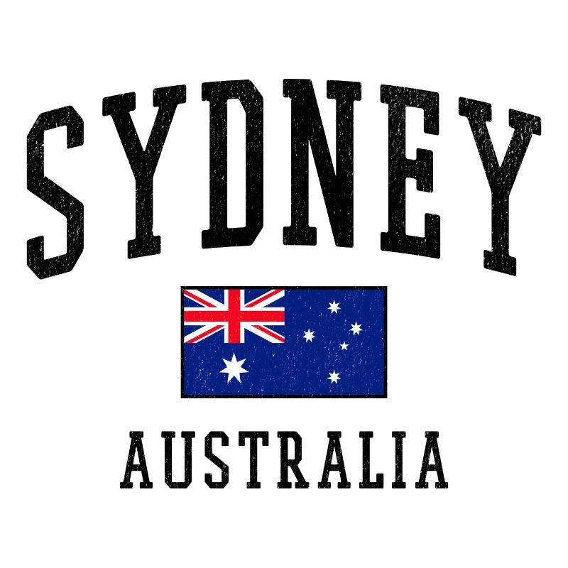 Sydney Australie Drapeau Conception des villes