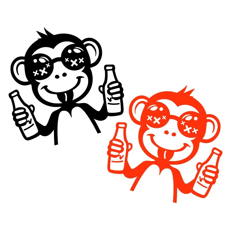 Monkey Beer Party Drunk