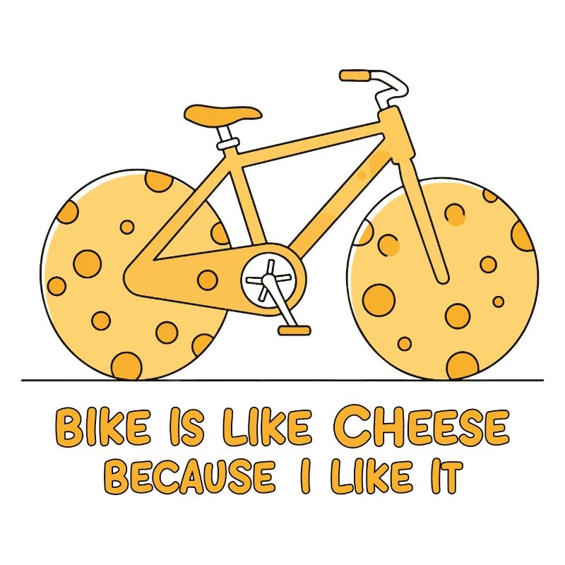 Le vélo, c’est comme du fromage parce que j’aime ça
