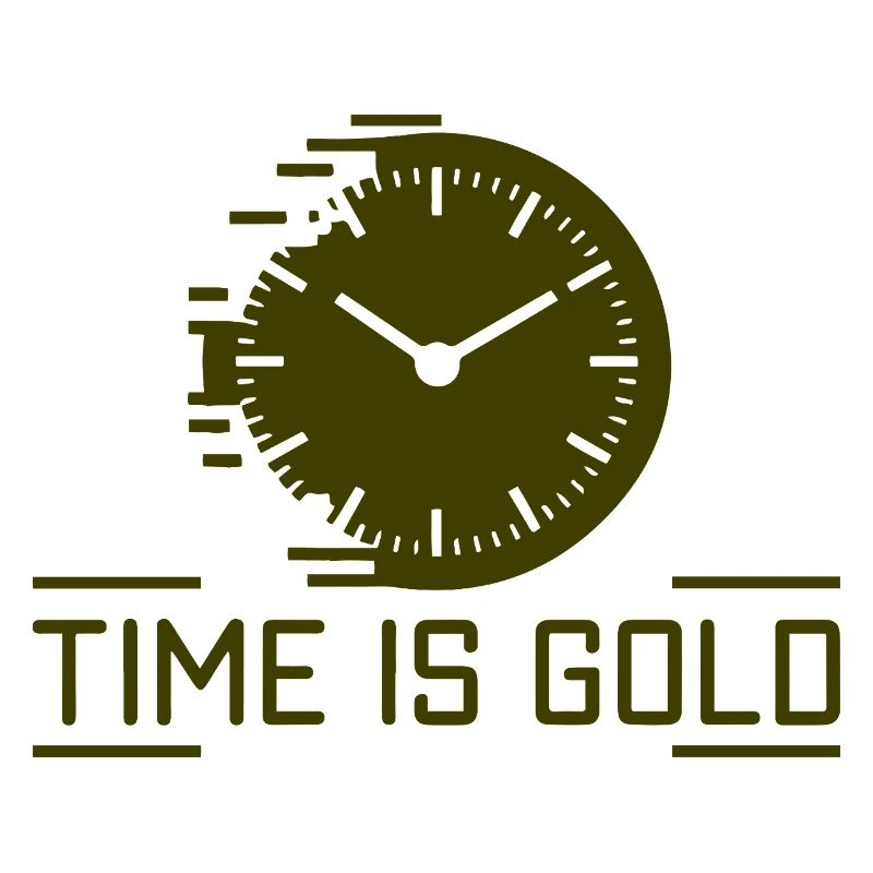 Time Is Gold Clock