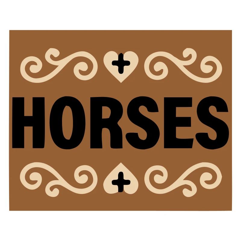 Lettrage des chevaux Retro Riding