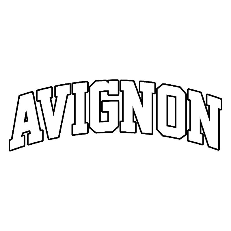 Avignon logo: Collegiate design in Provençal style