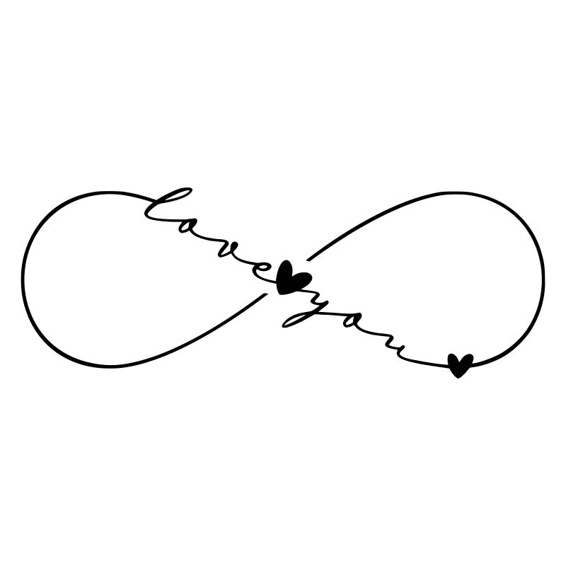 Symbole de l’infini Love You