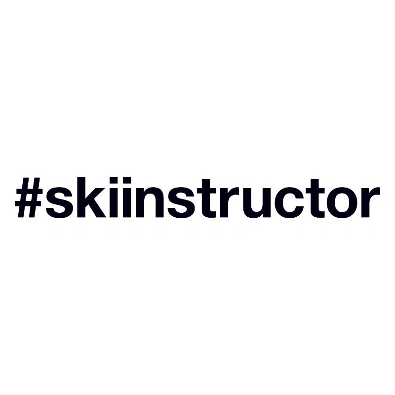 SKI INSTRUCTOR Hashtag