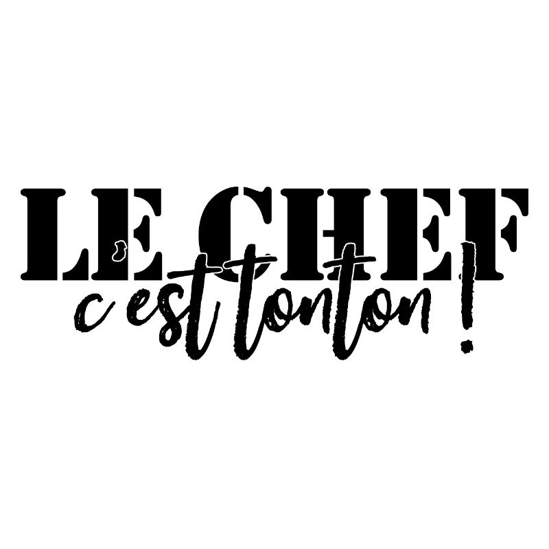 Personalized 🍴 apron The chef is UNCLE!