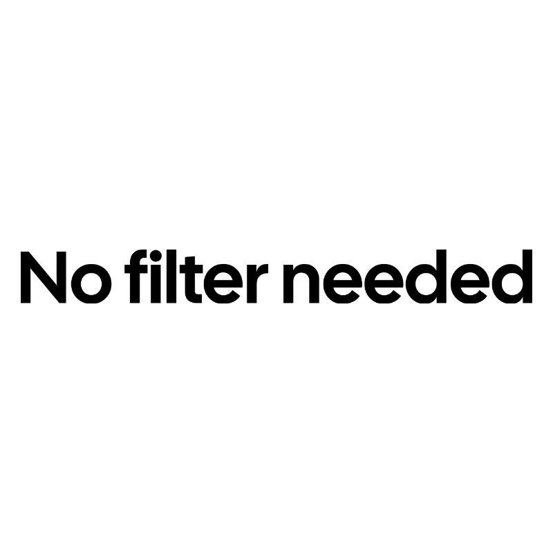No filter needed : GenZ 
