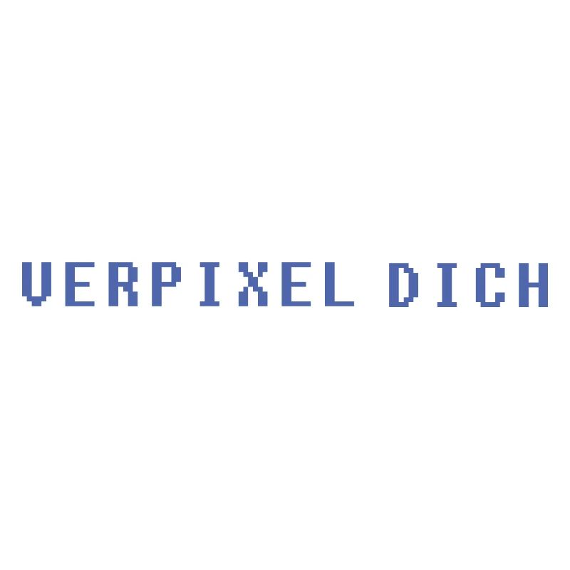 Verpixel Dich Gamer Nerd Gaming Minimalistisch
