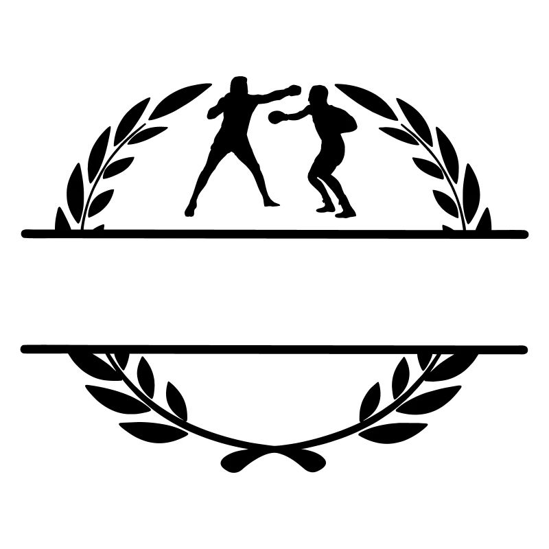 Boxer im Lorbeerkranz