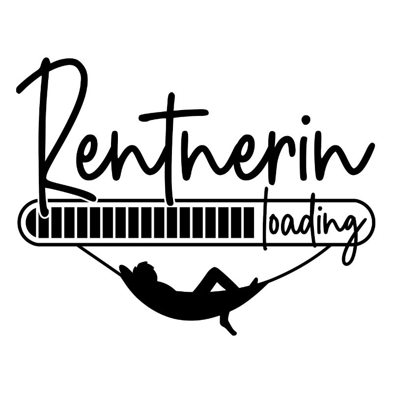 Rentnerin loading Ladebalken mit Hängematte