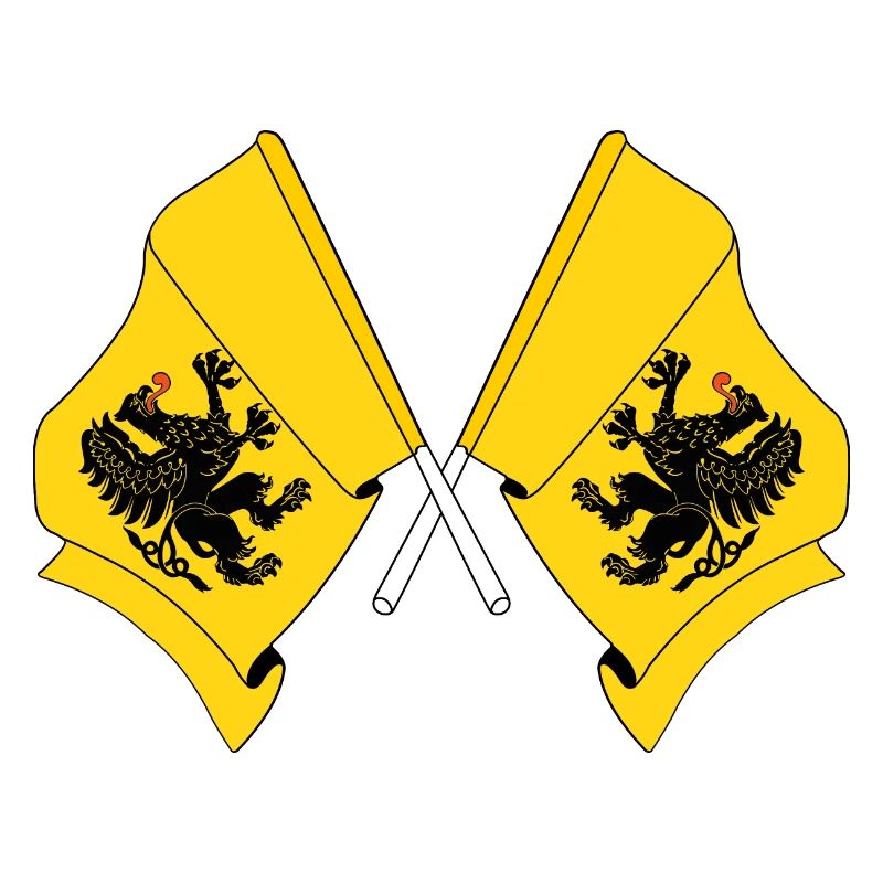 Deux drapeaux de Poméranie