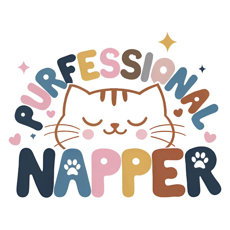 Whimsical Cat with Peaceful Expression