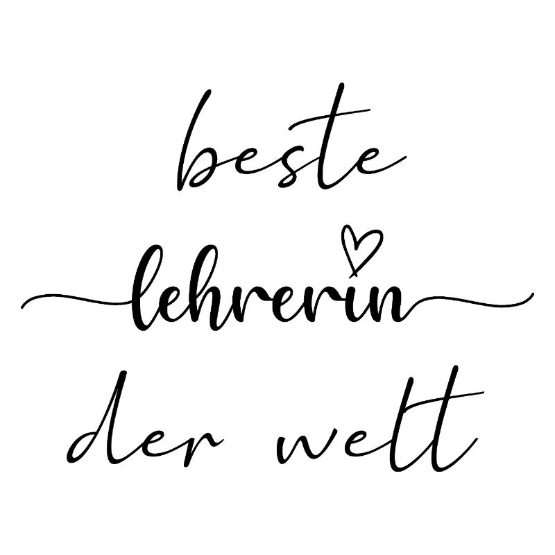 Beste Lehrerin Der Welt Beruf Geschenkidee