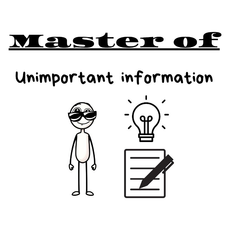 Maître de l’information sans importance