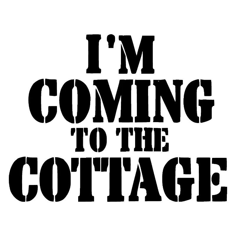 J’arrive au cottage - noir