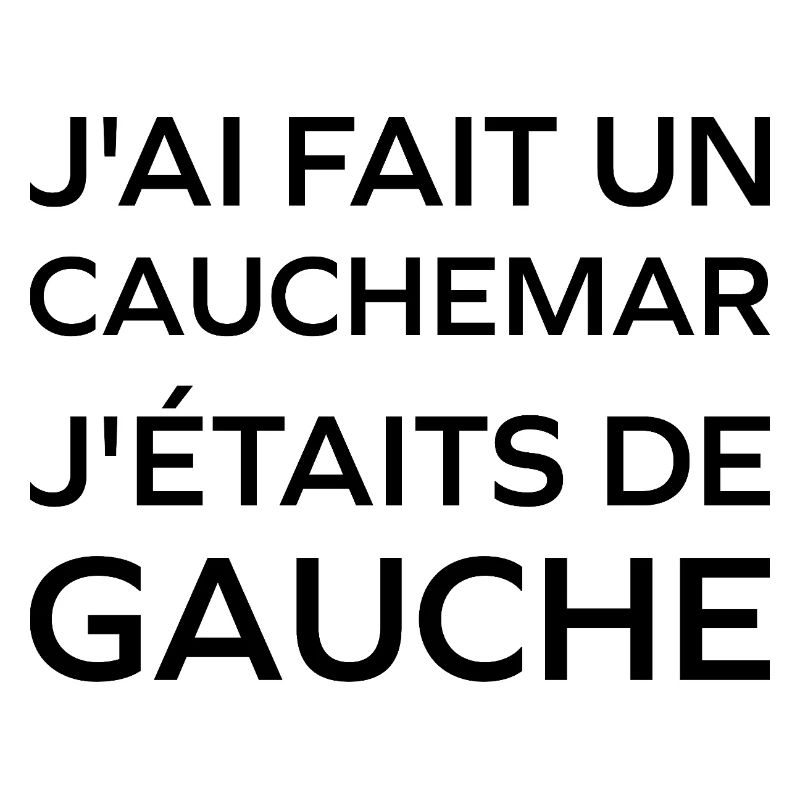 J'ai fais un Cauchemar j'étais de Gauche