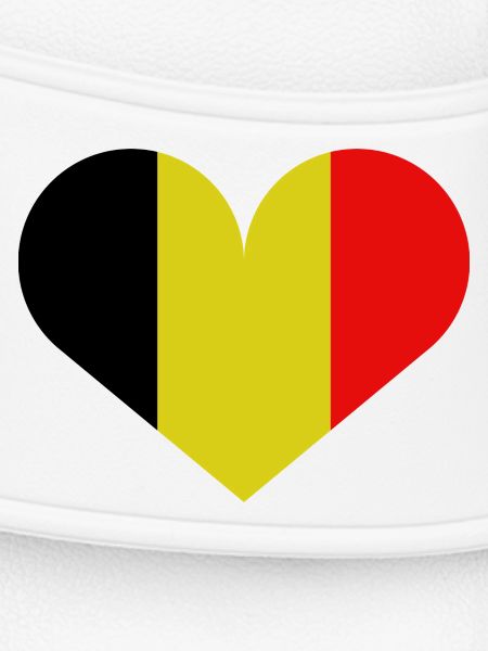 Belgian heart-shaped flag
