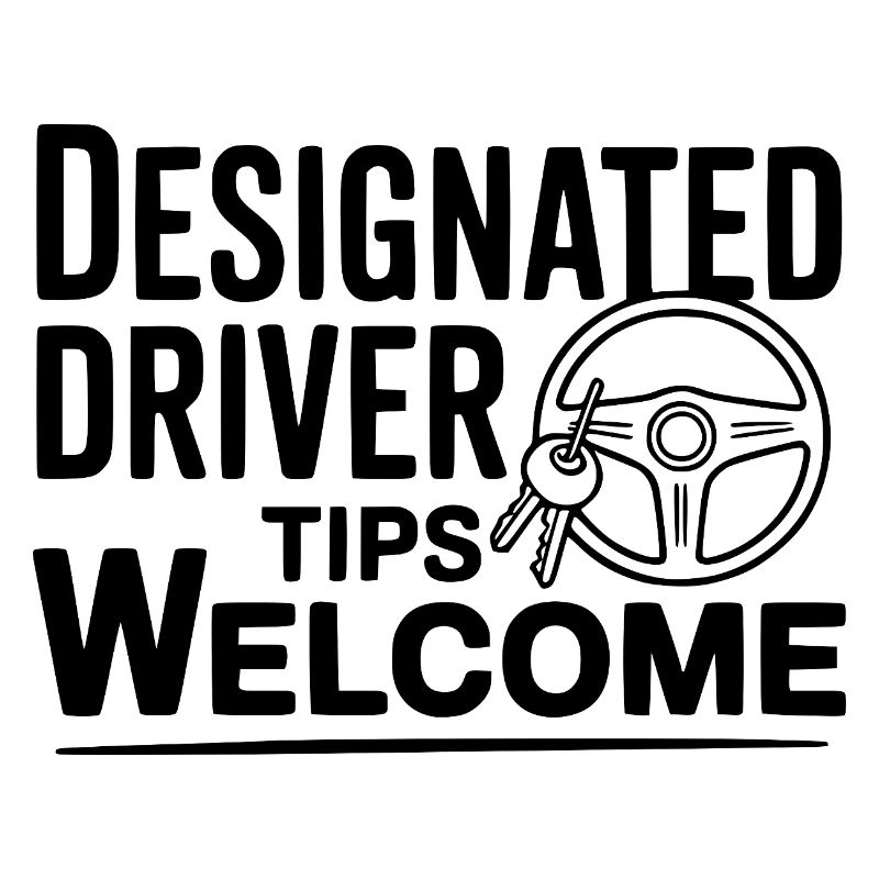 Designated Driver Tips Welcome