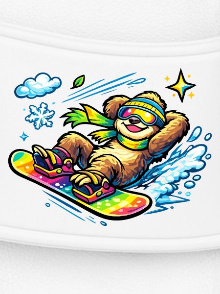 Snow Surfer Sloth