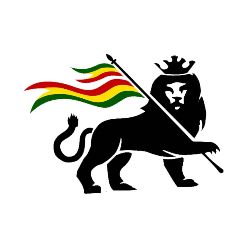 Lion drapeau Rasta