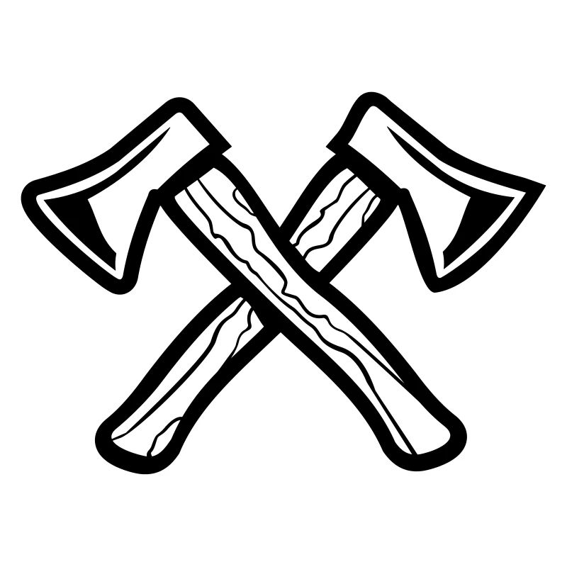 Gekreuzte Äxte, Axes