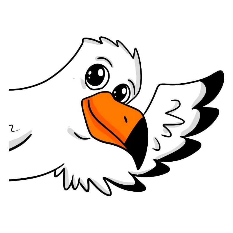 Salutation de mouette