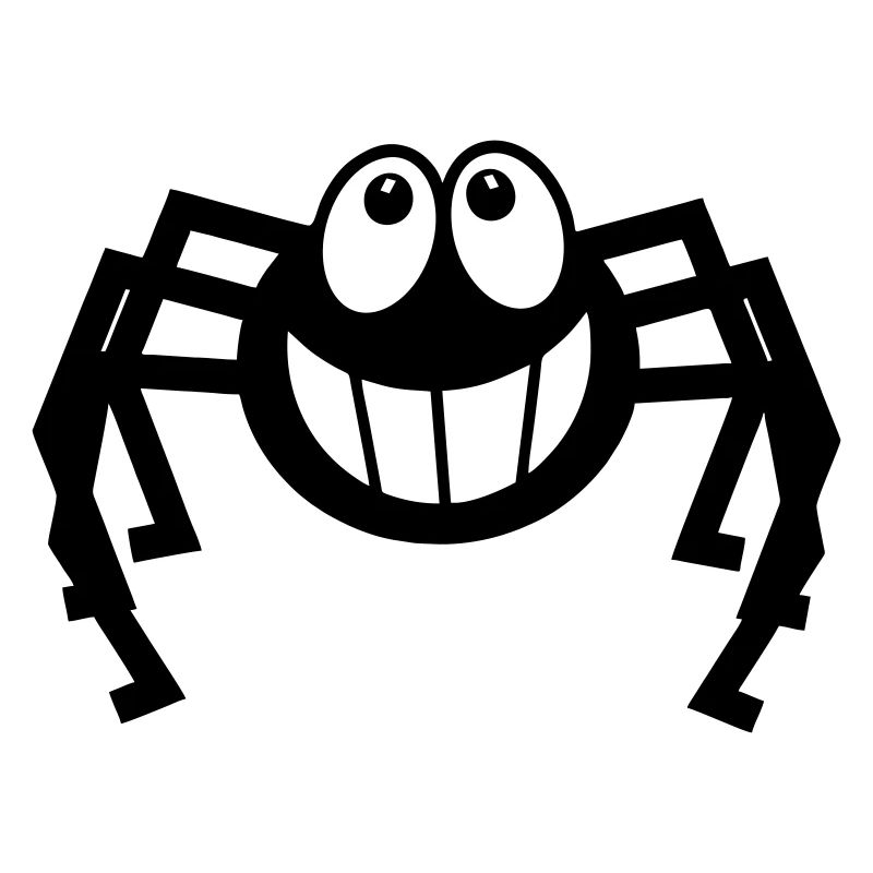 Spinne lacht