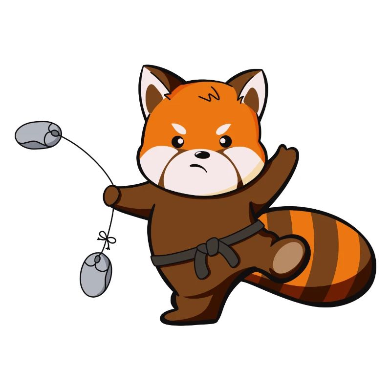 Cute Panda Does Kung Fu