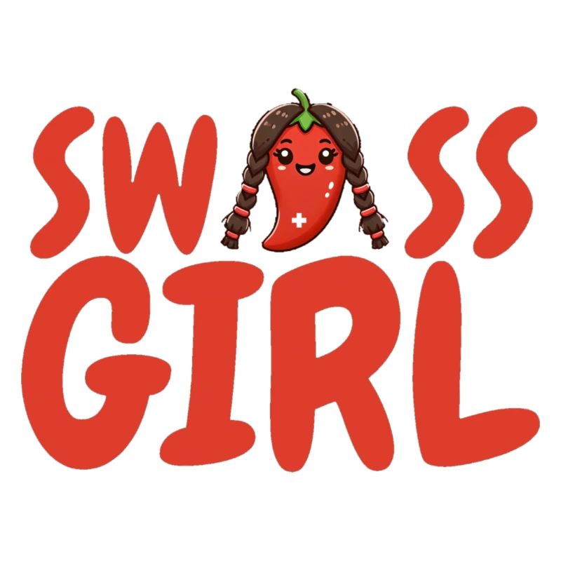 Heisser Chili-Pfeffer  als Schweizer Mädchen