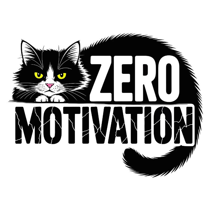 Null Motivation Katze