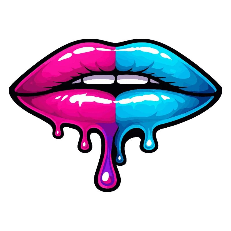 Split Neon Lip Melt