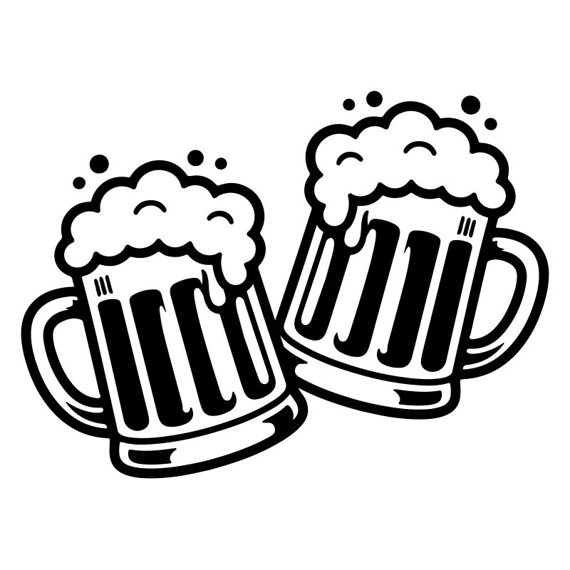 Bierkrug Prost Comic Bier