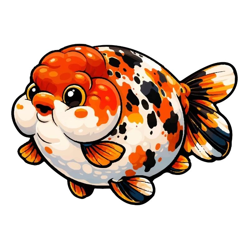 High Quality Calico Ranchu Goldfish