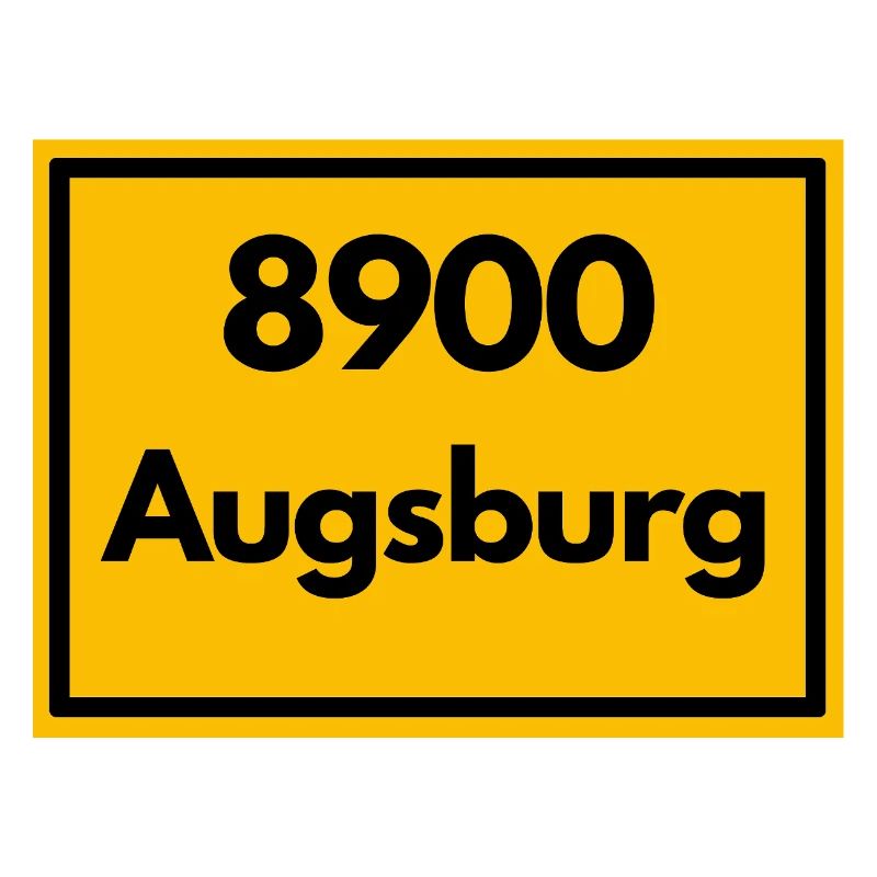 ANCIEN CODE POSTAL RETRO 8900 AUGSBOURG
