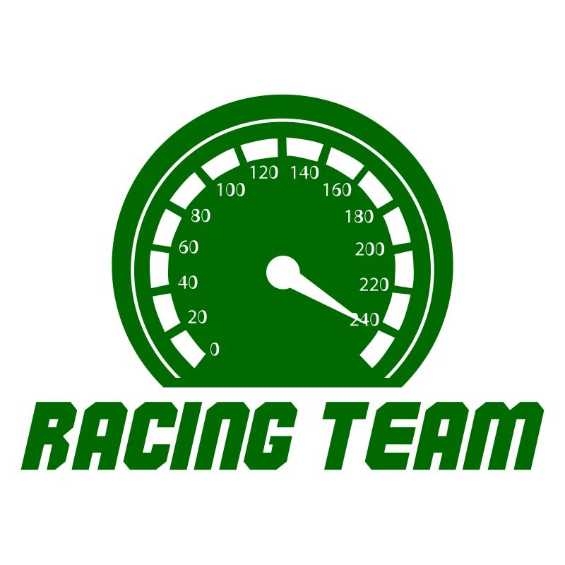 Graphismes du compteur de vitesse de l’équipe de course