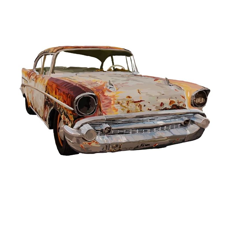 rusty car