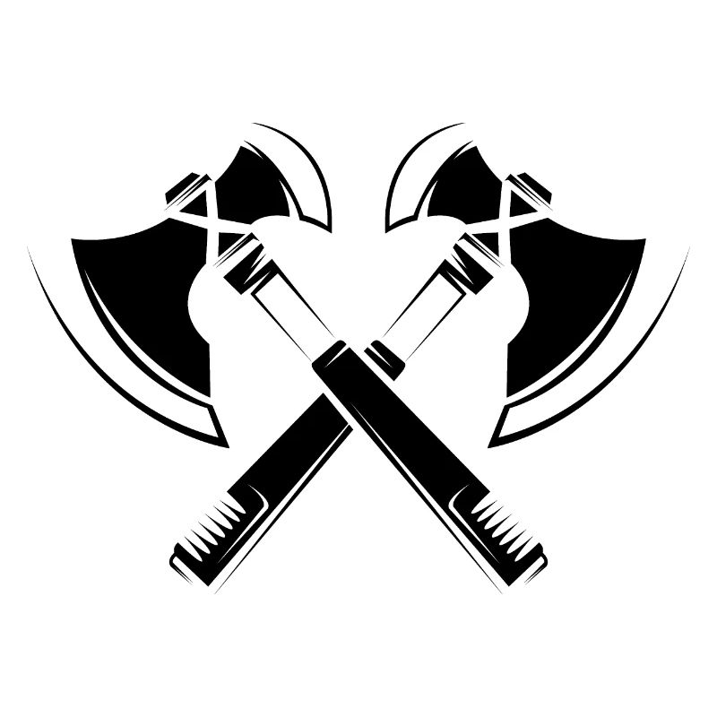 vikings Illustration axt wikinger fighter symbol